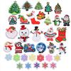 Directo de fábrica moda pegatinas de tela bordado de computadora sello accesorios de ropa parche de tela pegatinas de tela Santa Claus regalo zapatos