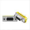 Adaptador VGA de 3 Filas de 15 Pines Hembra a Macho Directo Conversión RS232 de 9 Pines DB9 Extensión de Puerto Serie