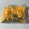 Tubo de Expansión de Plástico de Nylon con Forma de Pez Amarillo Pequeño Clavo de Expansión Tornillo de Expansión Tubo de Expansión Tapón de Expansión Tapón de Goma 6mm 8mm 10mm