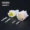 Conector à prova d'água 2.3 car 1 furo 2 pinos 3P4 furos 6P9P16 furos conector plug-in terminal de fiação