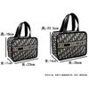 Internet Celebrity Ins Houndstooth Saco Cosmético R Letra Estilo Coreano Saco de Armazenamento de Cosméticos Moda Portátil Grande Capacidade Múmia Bolsa