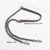 Adecuado para Bolsos Gucci, Accesorios de Cadena Negro/Gris Metálico, Modificación de Cadena de Metal, Cadena para Bolso Cruzado al Hombro