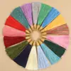 Nudo Chino Borla Accesorios para Joyería DIY Tapa de Rosca de Hilo de Oro Borla Colgante Borla Colgante 8cm Anillo de Tirar Tapa Roscada de Hilo de Oro En Stock