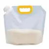 Saco selado para armazenamento de grãos, à prova de umidade e insetos, transparente, espessado, saco de armazenamento portátil para uso doméstico, para feijão vermelho e arroz