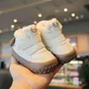 Sapatos de Algodão para Bebê com Forro de Pelúcia 2026 Outono/Inverno Novos Sapatos Antiderrapantes para Crianças Pequenas Desenho Animado Quente Unissex Sapatos Funcionais Infantis 1-3 Anos