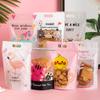 Bolsa de Embalaje de Galletas Lindas de Dibujos Animados Personalizada Bolsa de Regalo de Papel Kraft Bolsa para Dulces de Turrón Bolsa de Papel para Snacks Abeja