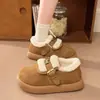 Zapatos Birkenstock de Suela Gruesa con Forro de Felpa que Cubren el Talón para Mujer Otoño/Invierno 2026 Nuevos Zapatos Cálidos Peludos Casuales Zapatos Casuales de Algodón