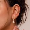Brincos Europeus e Americanos Transfronteiriços Mais Vendidos de Latão Banhado a Ouro Real, Populares Estilo Ins, Zircônia, Brincos Elegantes Criativos Personalizados