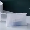 Bolsa de aseo impermeable de gran capacidad con clip de EVA y malla blanca multi-tamaño bolsa de almacenamiento bolsa de almacenamiento de viaje al por mayor
