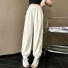 Pantalones Ligeros de Verano para Niñas Estilo Nuevo Niños Grandes Casual Versátil Lazo Popular para Niñas Pantalones Jogger de Seda de Hielo Anti-Mosquitos