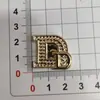 Estilo Francês Pequeno Letras Inglesas DD Flores Douradas Prateadas Redemoinho Ornamentos Cheios de Diamante Acessórios de Grampo de Cabelo DIY Capa de Celular