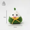 Llavero Zongzi de Hilo Colgante Pequeño Colgante Zongzi de Hilo Festival del Bote del Dragón Colgante para Mochila Zongzi Decoración Regalo de Graduación