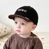 Gorro de Bebé Estilo Coreano Modelo Otoño e Invierno Letra Ala Suave Pana Gorra Pico de Pato Cortavientos Cálido para Niños Gorra de Béisbol para Bebé