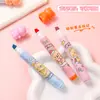 Resaltador Creativo Oso Fragancia Frutal Resaltador Marcador Estudiante Aula Bolígrafo para Cuaderno Marcador Oficina