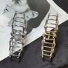 Pinza para el cabello para mujer, clip de araña, tamaño grande, parte posterior de la cabeza, cabello, sentido de la moda de alta costura, nicho, lujo ligero, clip de tiburón con diamantes, accesorios para el cabello