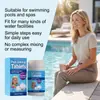 Jaysuing Pastillas Limpiadoras para Piscina Limpian la Cal de la Piscina, Refrescan y Eliminan Olores, Clarifican la Calidad del Agua, Pastillas Limpiadoras de Disolución Rápida