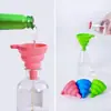 Embudo de Silicona de Grado Alimenticio Listo para Usar Pequeño Grande Cocina Silicona Plegable Embudo Telescópico Portátil Dispensador de Líquidos