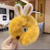 Celebridad de internet ins otoño e invierno alta elasticidad súper lindo tridimensional felpa orejas de conejo banda para el pelo lindo corazón de niña cuerda para atar el pelo accesorios para el cabello