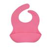 Babero de Silicona para Bebé, Babero Impermeable para Comer para Niños, Vajilla para Bebé, Toalla para Saliva, Babero Simple de Grado Alimenticio