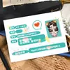 [Chispa de Nube 99] 100 Tarjetas de Identificación Chispa de Nube, Tarjetas Lomo de Dibujos Animados Wuyan Creativas Exclusivas de Alto Valor