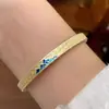 Pie Plata 999.9 Pulsera de Plata de Miles de Millas Pulsera de Plata con Esmalte Dorado de Montaña y Mar Nuevo Estilo Chino Abierta Real