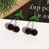 Accesorios de Resina Gotas de Aceite de Cereza Dulces y Lindos Japoneses y Coreanos para Pendientes DIY, Accesorios para el Cabello, Colgantes