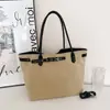 Moda de Comercio Transfronterizo Bolso Tote Esmerilado de Gran Capacidad Bolso Cubo Casual Versátil para el Trabajo Bolso de Hombro Único Retro para Mujer