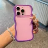 Funda para teléfono con tacto de piel para teléfono Apple 17 iphone16promax15/14 tpu translúcida vibrante ola grande