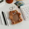 Versión Coreana de Ins Lindo Variedad de Series Portatarjetas de Peluche Persiguiendo Estrellas Idol Colgante de Exhibición de Tarjetas Pequeñas Lindo Portatarjetas de Estudiante