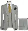 Trajes Europeos y Americanos Transfronterizos para Hombre, Trajes de Negocios, Trajes Pequeños, Trajes de Banquete de Boda Ajustados de Doble Botonadura, Trajes de Tres Piezas