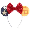 Nuevas Diademas para Adultos y Niños en Europa y América, Diademas de Cabeza de Mickey, Lazos, Decoraciones para Fiestas Festivas