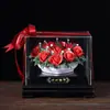 Cerámica hecha a mano con arcilla de porcelana, adornos de manualidades de flores de porcelana, alta gama, para enviar a amigos, mayores, líderes, regalos de cumpleaños, regalos de inauguración, regalos de cumpleaños