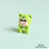 Figuras Pequeñas de Resina de Crayon Shin-Chan Accesorios DIY Muñeca Caja Sorpresa Decoración de Escritorio y Coche Colgante para Llavero