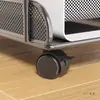 Soporte Móvil para Chasis de Torre de Computadora Estante de Colocación de Chasis Base Pequeña de Escritorio con Ruedas para Estante de Almacenamiento de Computadora