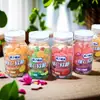 Novo Superior Somente Goma de Vitamina C Engarrafada Goma de Morango Lanche Sortido para Crianças Goma de Suco de Fruta Uma Caixa com 8 Garrafas