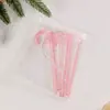 Conjunto de 6 Peças Decorações de Natal Novas Transfronteiriças Pingente de Bengala Transparente Acrílico Pingente Colorido de Árvore de Natal