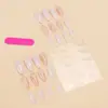 Uñas Vestibles de Mariposa Hechas a Mano Más Vendidas de Amazon Uñas de Manicura al por Mayor Uñas Falsas Vestibles Transfronterizas Sencillas de Chica Popular