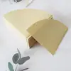 Filtro de café de color primario 100 piezas 102 blanco para uso doméstico, forma de abanico, para método de vertido manual, filtro de papel para cafetera americana