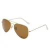 Gafas de Sol Pilot 3026 con Lentes de Cristal, Gafas de Sol 3025, Populares en Europa y América, Gafas de Sol Estilo Aviador para Conducir Transfronteriza