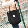 Bolso de Hombro de Pana Clásico Estilo Coreano ins Chic Simple Artístico Fresco Estudiante Mochila Bolso Casual Portátil