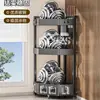 Estante de cocina para esquina de encimera, organizador multifuncional, estante triangular de esquina de pared para especias y frascos de condimentos, estante de almacenamiento multicapa