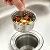 Filtro de Malla para Fregadero de Cocina Cesta de Fregadero de Acero Inoxidable Filtro de Drenaje Basura Filtro de Malla Anti-Obstrucción