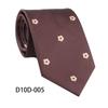 Corbata de vestir de 8 cm para hombre, nueva, de poliéster, a rayas coreanas, para novio, traje de boda británico de moda profesional