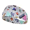 Moda Europea y Americana para Mujer, Estampada, para Viaje, Fiesta, Absorbente de Sudor, Transpirable, para Yoga, Running, Fitness, Deportes, Cinta para la Cabeza