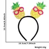 Diadema Decorativa de Playa Hawaiana Tema Verano Fiesta Disfraz Accesorio para el Cabello Flamenco Planta Tropical Diadema Pinza para el Cabello