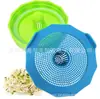 Tapa de frasco para germinar semillas de boca ancha Kit para brotes de frijol Tapa de frasco de Mason para germinar semillas