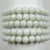 Pulsera morada ahumada joyería barata vidrio opaco transfronteriza popular comercio exterior exportación cuentas redondas de 8MM