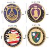 Depósito de fábrica insignia de metal hecha broche Signet insignia llavero insignia escolar moneda conmemorativa