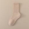 Calcetines de mujer para otoño e invierno, con forro polar, gruesos, cálidos, transpirables, con parte inferior de toalla, calcetines deportivos de algodón de tubo largo para mujer, venta al por mayor