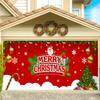 Tela de Fondo Navideño Tela de Decoración Festiva Tela para Diseño de Puerta de Garaje Tela Colgante Pancarta para Fiesta Navideña Tapiz Nuevo Transfronterizo